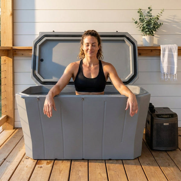 Cold Plunge Tub Built for Daily Recovery, Iceless Cooling Technology, 90 Gallon Capacity, Ergonomic Design