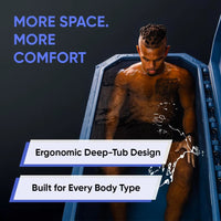 Cold Plunge Tub Built for Daily Recovery, Iceless Cooling Technology, 90 Gallon Capacity, Ergonomic Design