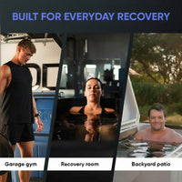 Cold Plunge Tub Built for Daily Recovery, Iceless Cooling Technology, 90 Gallon Capacity, Ergonomic Design