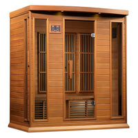 Infrared Sauna Built for Home Wellness, 4 Person Cedar, FAR Infrared Technology, Bluetooth Compatible