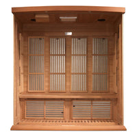 Infrared Sauna Built for Home Wellness, 4 Person Cedar, FAR Infrared Technology, Bluetooth Compatible