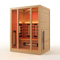 Infrared Sauna Built for Home Recovery, Canadian Hemlock, Full Spectrum Heaters, made to high standards Red Light