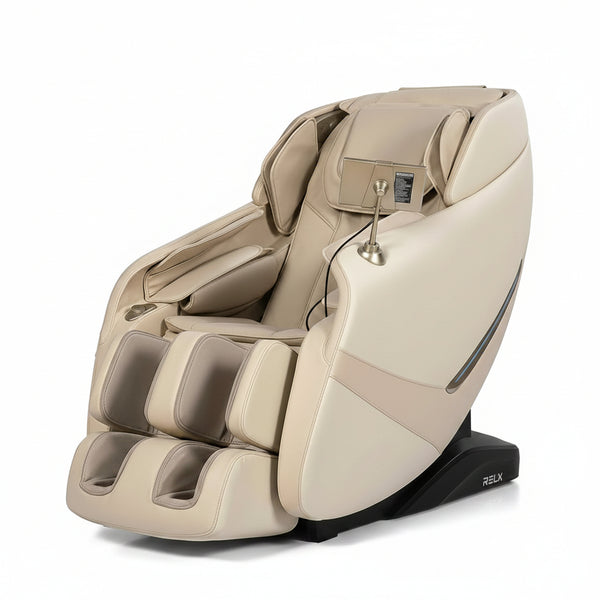 Massage Chair Full Body, Zero Gravity, Airbag Shiatsu, Sl-Track, Beige | Zero Gravity Massage Chair with 13 Modes, Body Scan, Foot Massage with Extendable Calf Rest, Heating, Yoga , AI Control